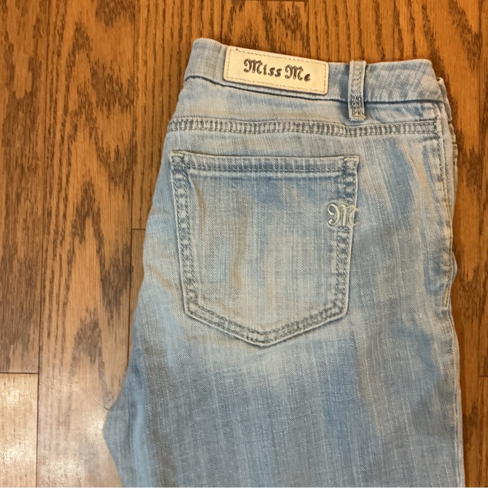 Miss Me Faded Blue Denim Jeans